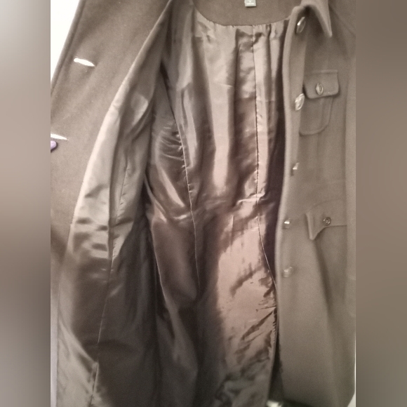 Brown/Gray Kenneth Cole Peacoat - Picture 3 of 4